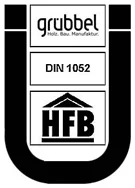 Gütezeichen HFB – DIN 1052