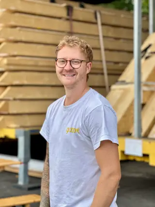 Dennis Kappel, Holzbaufertigung bei Grübbel