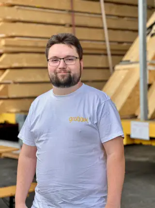 Lucas Hartrumpf, Holzbaufertigung bei Grübbel